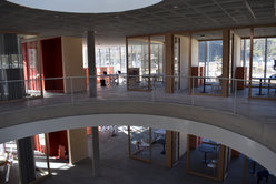 Innenansicht Hochschulcampus Brig